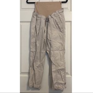 Khaki Motherhood Maternity Capris